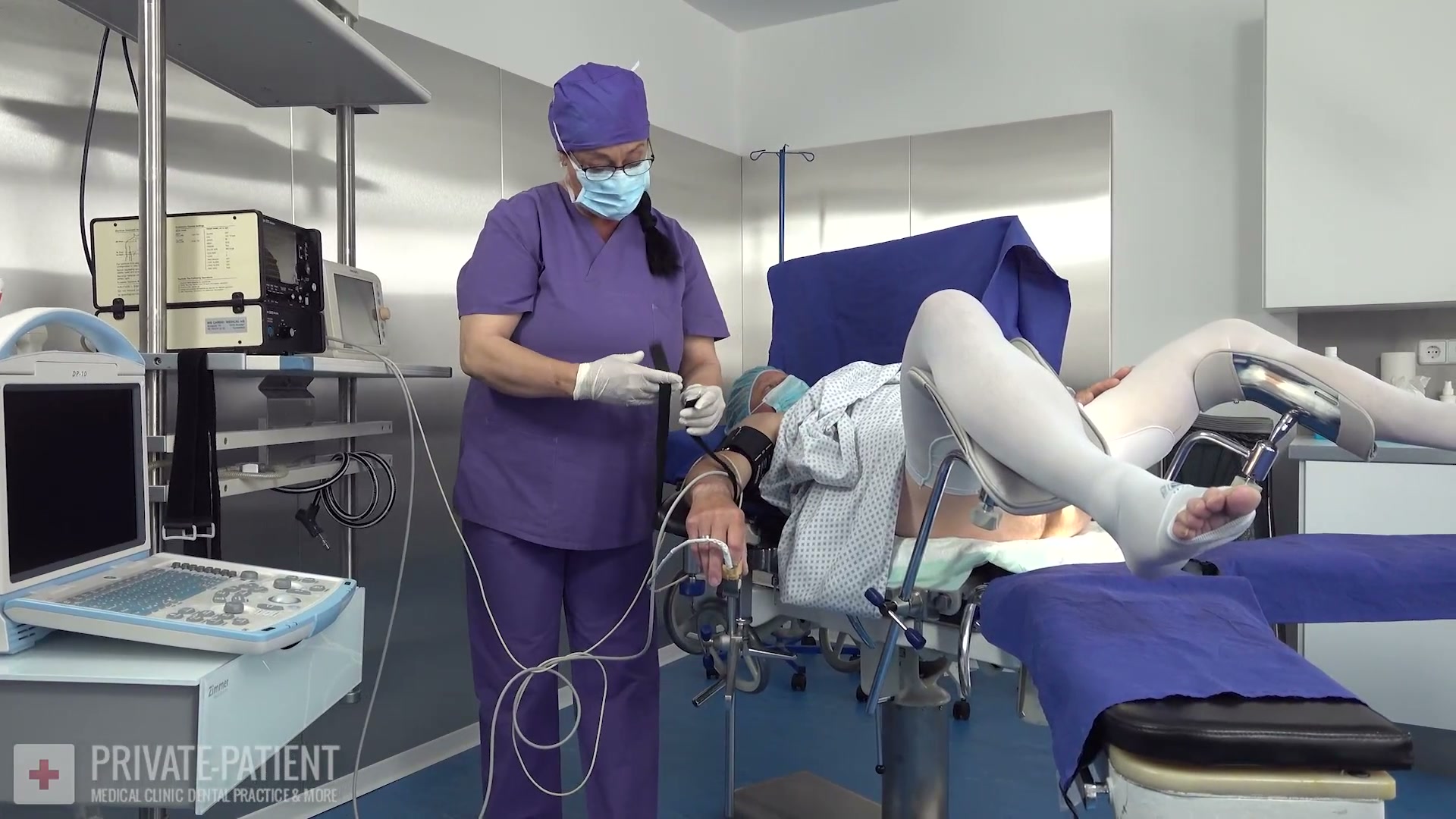 Free video frame from Routine 01 private-patient featuring Dr. Ira conducting routine clinical examination reviewed by Mistress Katharina Amara